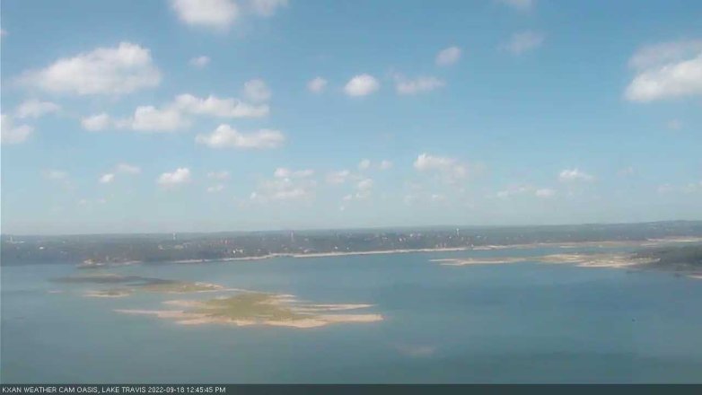Lake Travis webcam, September 18, 2022 12:45 PM CT