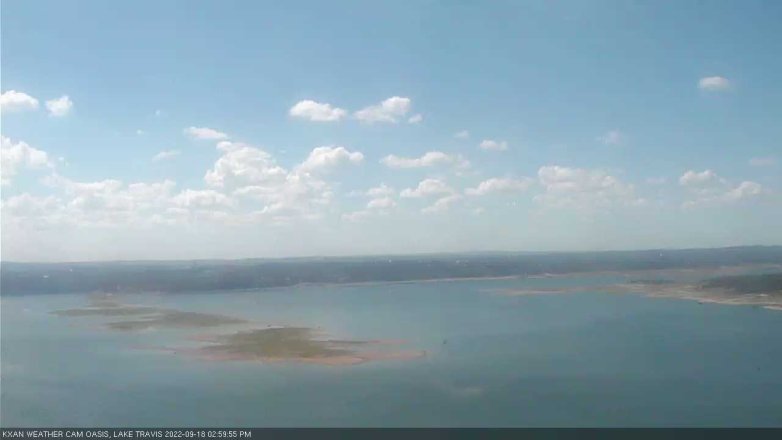 Lake Travis webcam, September 18, 2022 3:00 PM CT