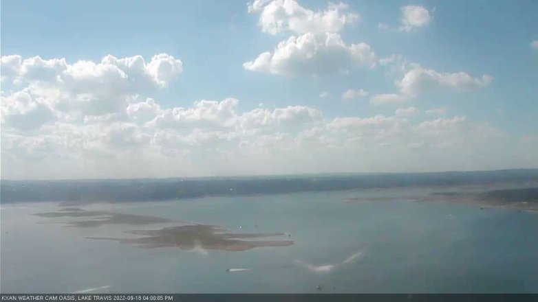 Lake Travis webcam, September 18, 2022 4:00 PM CT