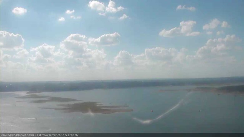 Lake Travis webcam, September 18, 2022 4:25 PM CT