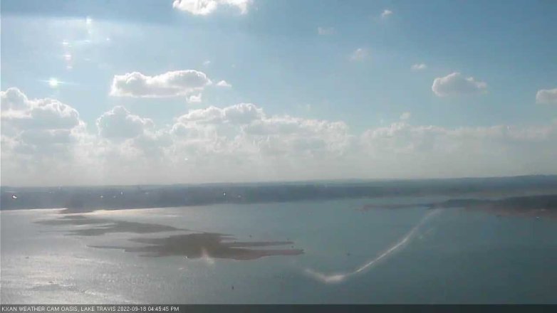 Lake Travis webcam, September 18, 2022 4:45 PM CT