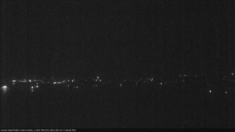 Lake Travis webcam, September 18, 2022 11:45 PM CT