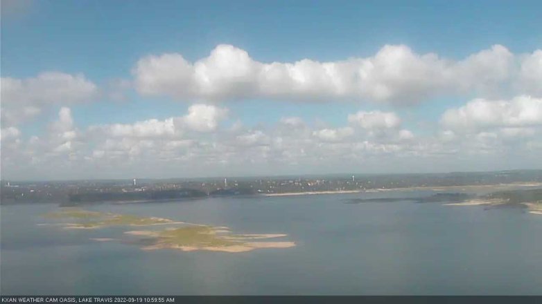 Lake Travis webcam, September 19, 2022 11:00 AM CT