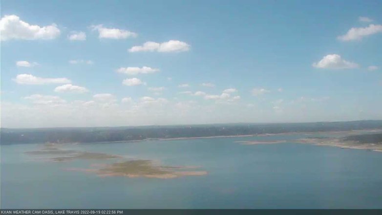 Lake Travis webcam, September 19, 2022 2:25 PM CT