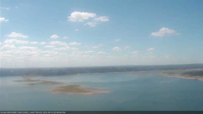 Lake Travis webcam, September 19, 2022 2:45 PM CT