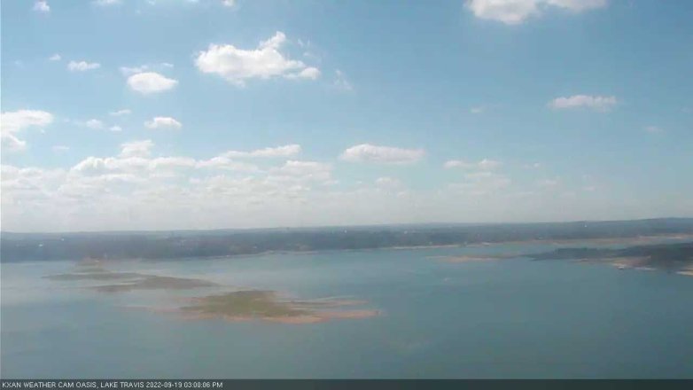 Lake Travis webcam, September 19, 2022 3:00 PM CT
