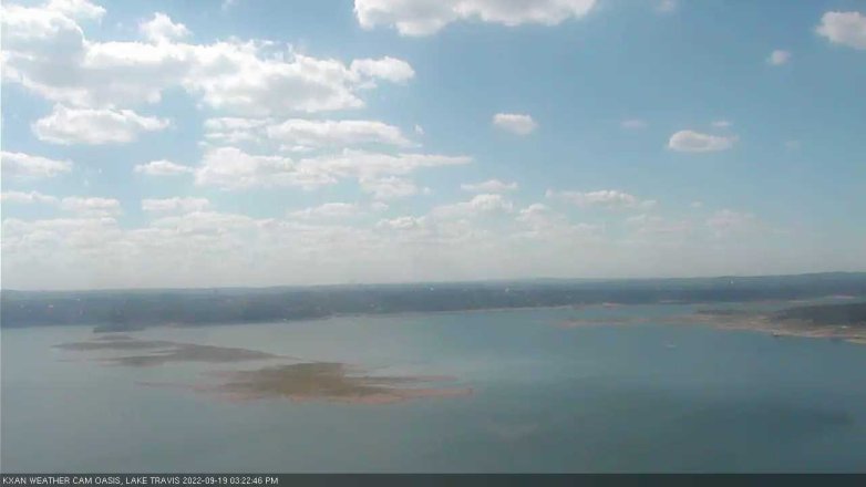 Lake Travis webcam, September 19, 2022 3:25 PM CT