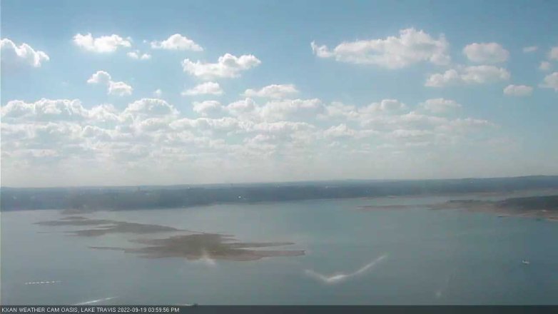 Lake Travis webcam, September 19, 2022 4:00 PM CT
