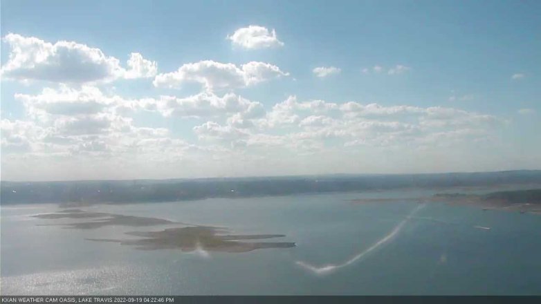 Lake Travis webcam, September 19, 2022 4:25 PM CT