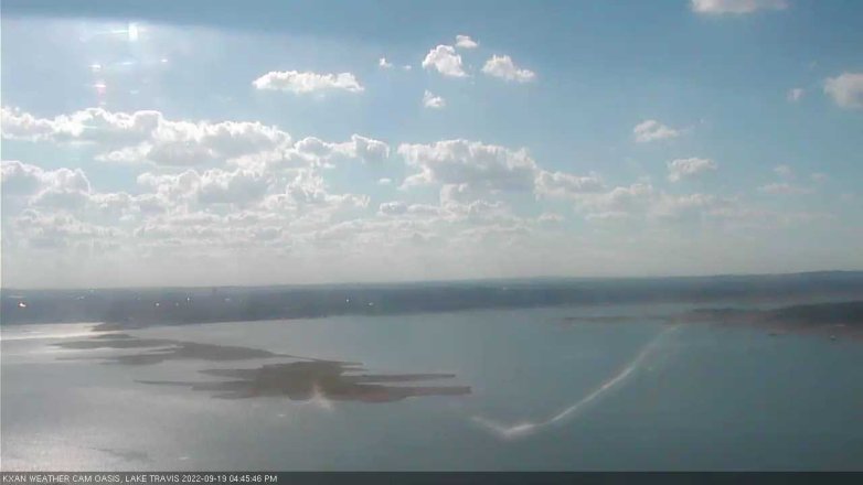 Lake Travis webcam, September 19, 2022 4:45 PM CT