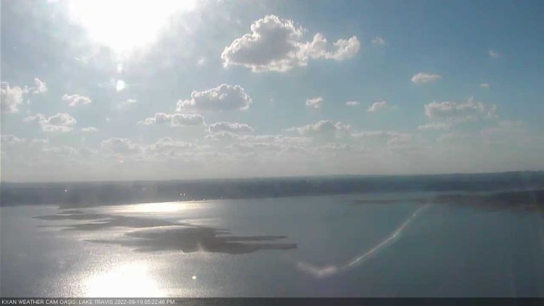 Lake Travis webcam, September 19, 2022 5:25 PM CT
