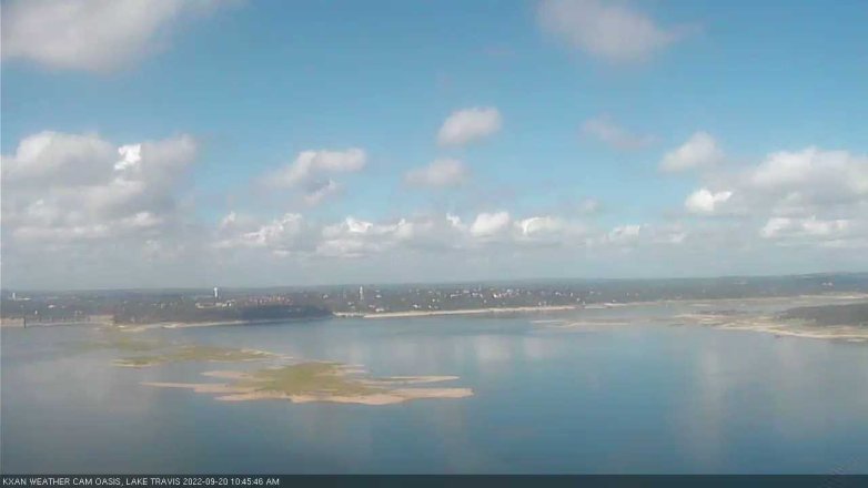 Lake Travis webcam, September 20, 2022 10:45 AM CT