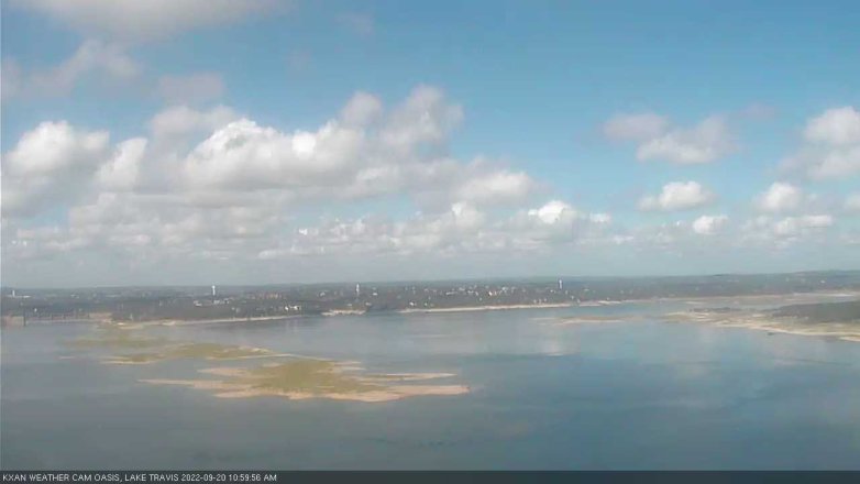Lake Travis webcam, September 20, 2022 11:00 AM CT