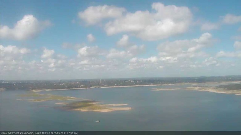 Lake Travis webcam, September 20, 2022 11:25 AM CT