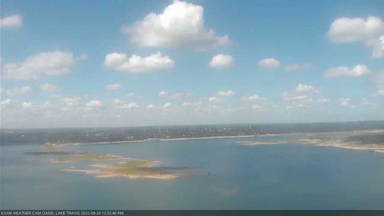 Lake Travis webcam, September 20, 2022 12:25 PM CT