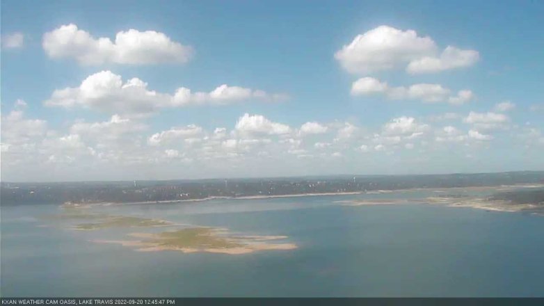 Lake Travis webcam, September 20, 2022 12:45 PM CT
