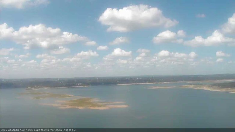 Lake Travis webcam, September 20, 2022 1:00 PM CT