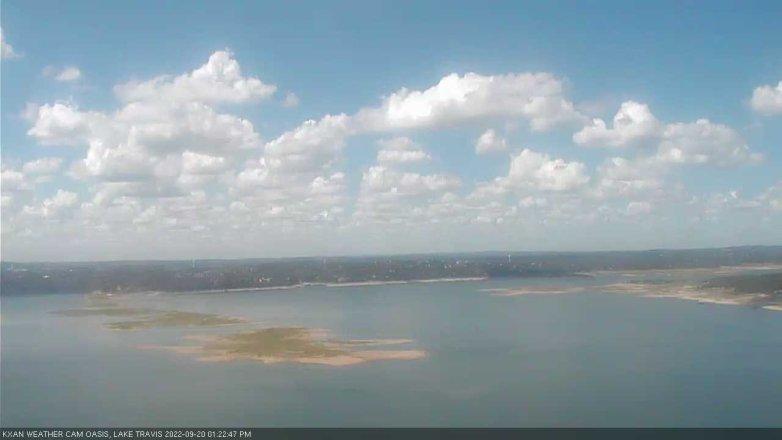 Lake Travis webcam, September 20, 2022 1:25 PM CT