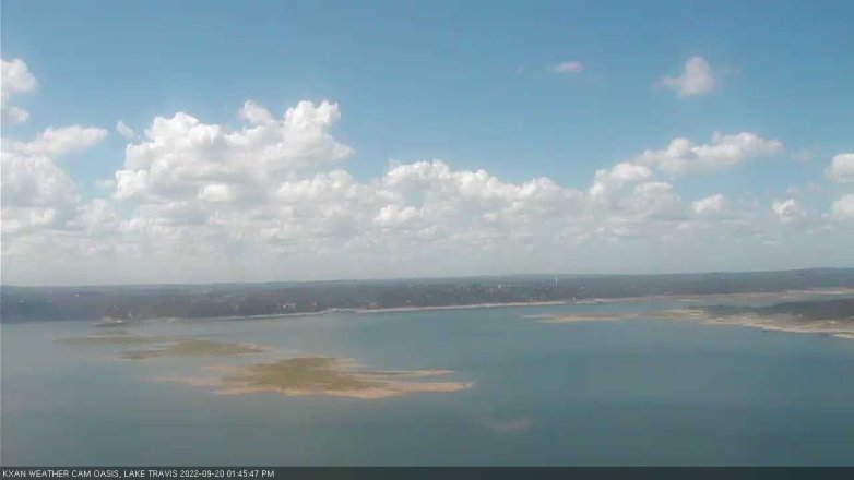 Lake Travis webcam, September 20, 2022 1:45 PM CT