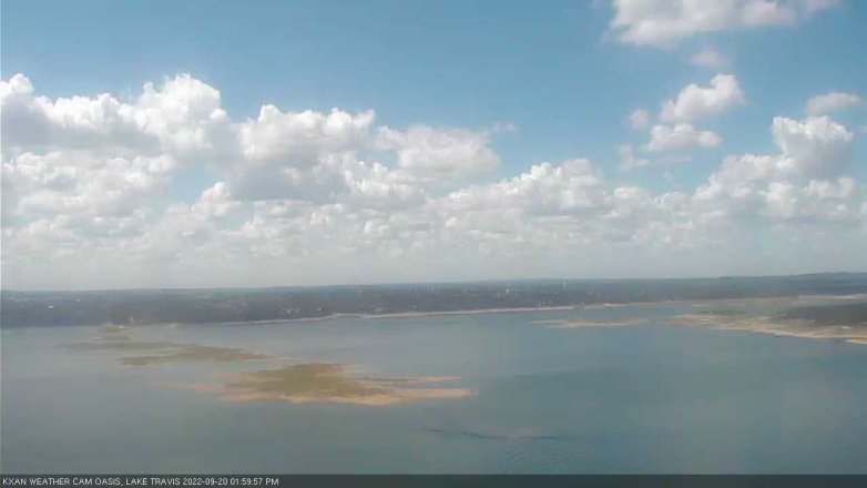 Lake Travis webcam, September 20, 2022 2:00 PM CT