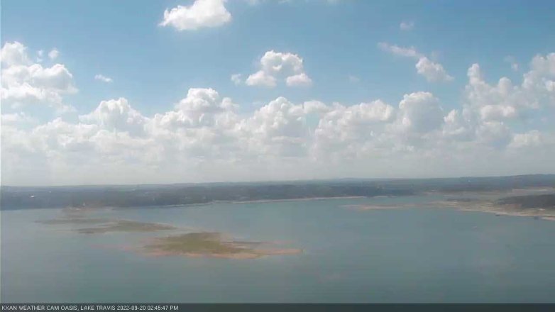 Lake Travis webcam, September 20, 2022 2:45 PM CT