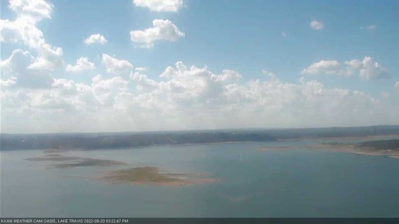 Lake Travis webcam, September 20, 2022 3:25 PM CT