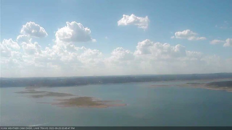 Lake Travis webcam, September 20, 2022 3:45 PM CT