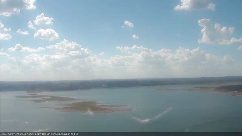 Lake Travis webcam, September 20, 2022 4:00 PM CT