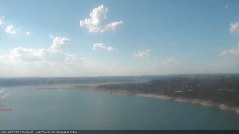 Lake Travis webcam, September 20, 2022 4:45 PM CT