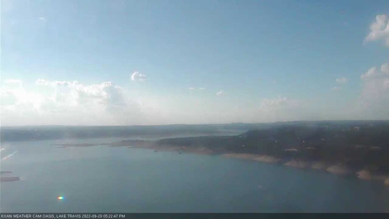Lake Travis webcam, September 20, 2022 5:25 PM CT