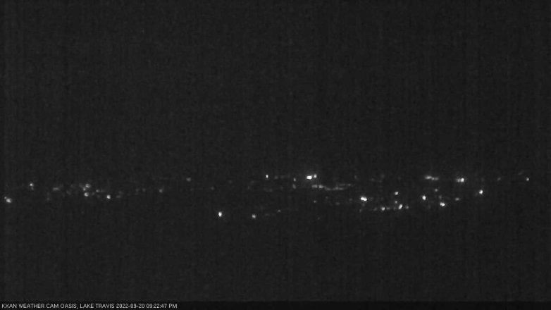 Lake Travis webcam, September 20, 2022 9:25 PM CT