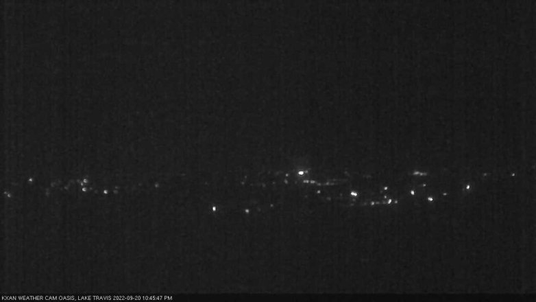 Lake Travis webcam, September 20, 2022 10:45 PM CT