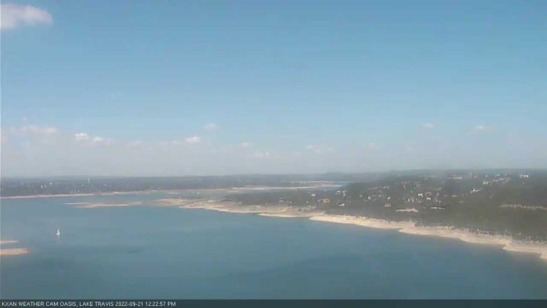 Lake Travis webcam, September 21, 2022 12:25 PM CT