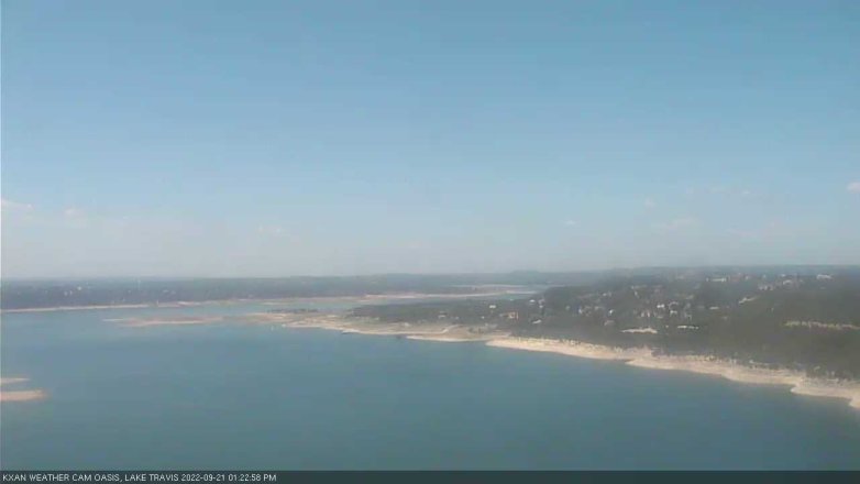Lake Travis webcam, September 21, 2022 1:25 PM CT