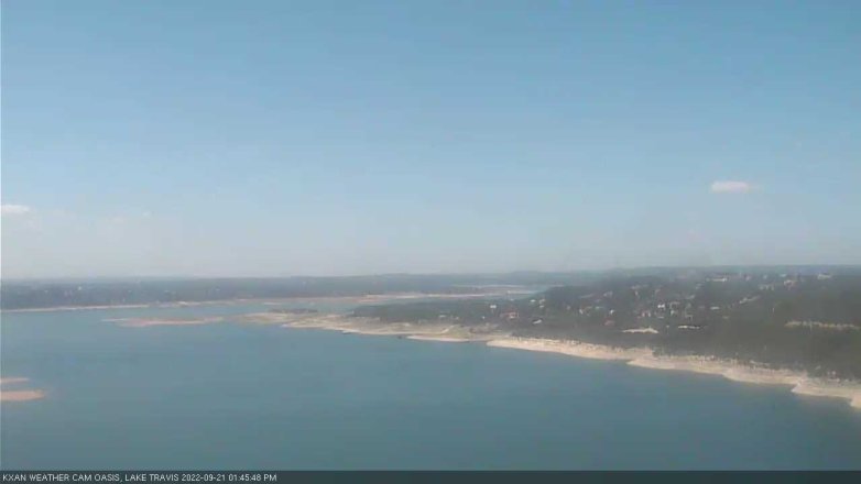 Lake Travis webcam, September 21, 2022 1:45 PM CT