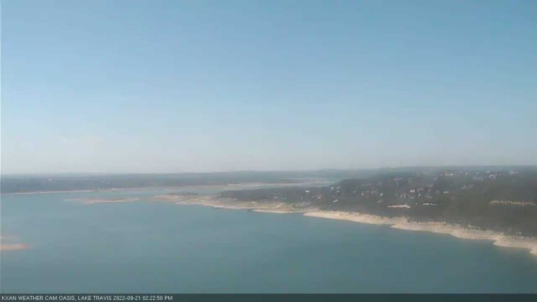 Lake Travis webcam, September 21, 2022 2:25 PM CT