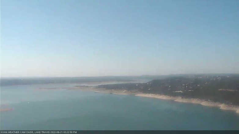 Lake Travis webcam, September 21, 2022 3:25 PM CT