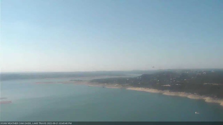 Lake Travis webcam, September 21, 2022 3:45 PM CT