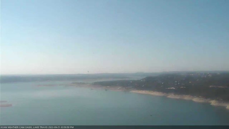 Lake Travis webcam, September 21, 2022 4:00 PM CT