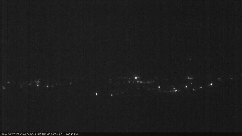 Lake Travis webcam, September 21, 2022 11:45 PM CT