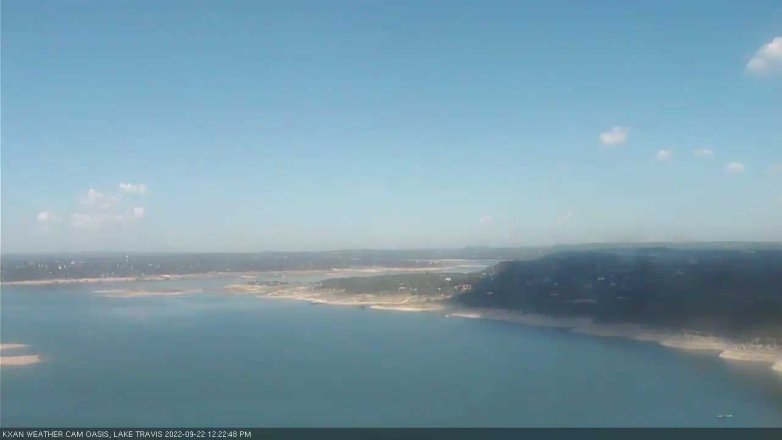 Lake Travis webcam, September 22, 2022 12:25 PM CT