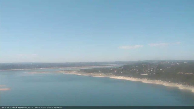 Lake Travis webcam, September 22, 2022 2:00 PM CT