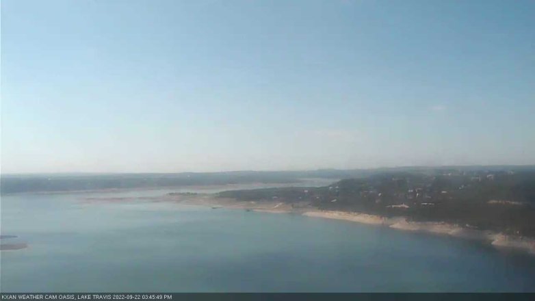 Lake Travis webcam, September 22, 2022 3:45 PM CT