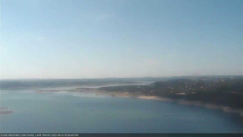 Lake Travis webcam, September 22, 2022 4:00 PM CT