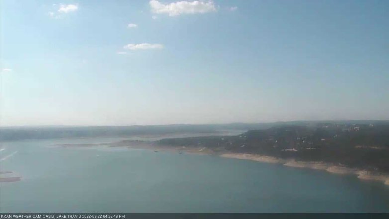 Lake Travis webcam, September 22, 2022 4:25 PM CT