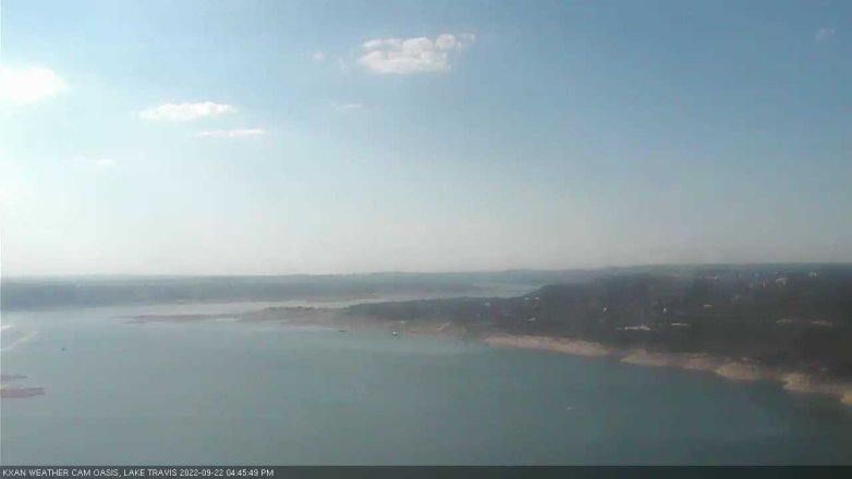 Lake Travis webcam, September 22, 2022 4:45 PM CT
