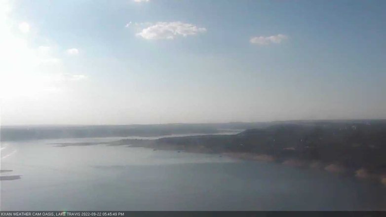 Lake Travis webcam, September 22, 2022 5:45 PM CT