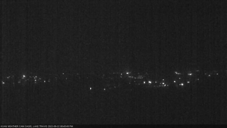 Lake Travis webcam, September 22, 2022 8:45 PM CT