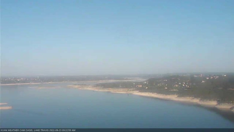 Lake Travis webcam, September 23, 2022 9:25 AM CT