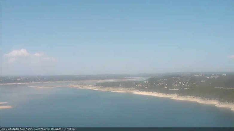 Lake Travis webcam, September 23, 2022 11:25 AM CT